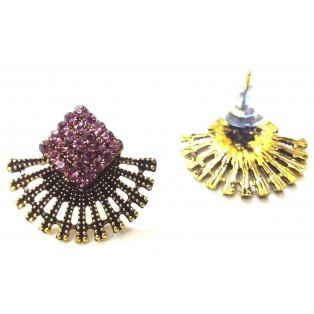 Golden Oxidized Earring Ethnic Imitation Jhumka Jhumki Jewelry Dangle Drop EA379